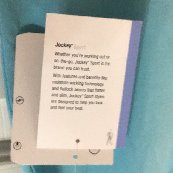 NWT Jockey Sport Woman’s Geometric Jacquard Tee - Picture 6 of 7